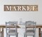 37-Inch Market Wall Stencil | 3794 by Designer Stencils | Word & Phrase Stencils | Reusable Art Craft Stencils for Painting on Walls, Canvas, Wood | Reusable Plastic Paint Stencil for Home Makeover | Easy to Use & Clean Art Stencil